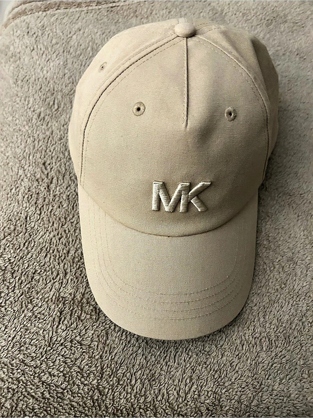 Michael Kors MK Logo Baseball Cap in Brown